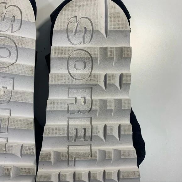 Sorel Women's Roaming Decon Sandals Black Flat Leather Fabric Criss Cross 8M - Picture 12 of 14